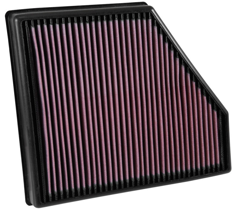 K&N Engineering 33-5047 High-Flow Reusable Air Filter for Chevrolet Camaro SS 6.2L