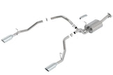 Borla Touring Cat-Back Exhaust System for 2019-2026 Ram 1500 5.7L V8 – Crew and Extended Cab, Through Bumper Exit