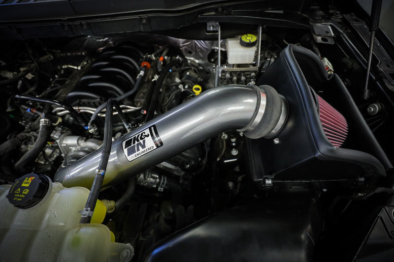K&N Engineering High Flow Performance Intake Kit for 2021-2022 Ford F-150 V8-5.0L