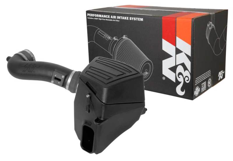 K&N Engineering 63-3109 Performance Cold Air Intake System for 2019 Chevrolet Silverado 1500 and GMC Sierra 1500 with V8-5.3/6.2L Engines