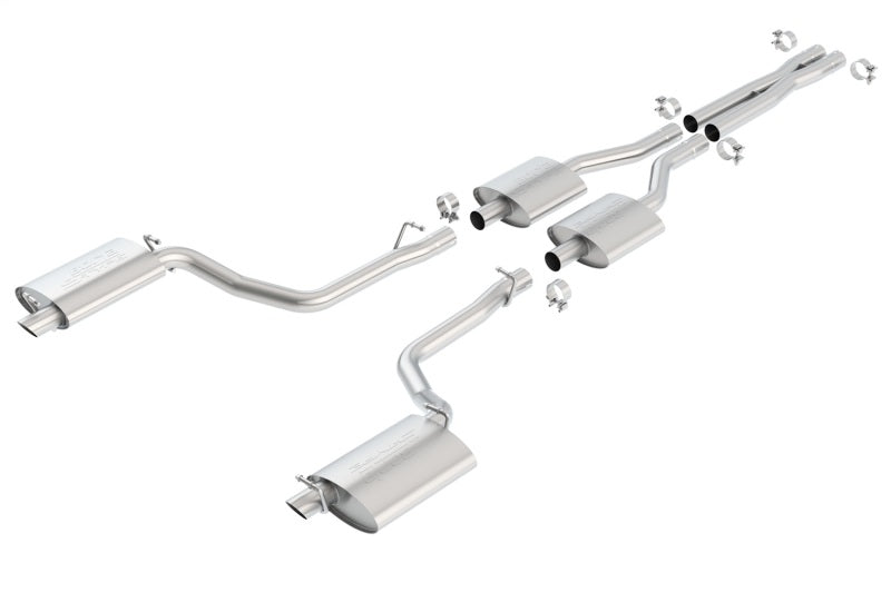 Borla S-Type Cat-Back Exhaust System for 2011-2014 Dodge Charger R/T & Chrysler 300 with 5.7L V8