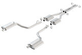 Borla S-Type Cat-Back Exhaust System for 2011-2014 Dodge Charger R/T & Chrysler 300 with 5.7L V8