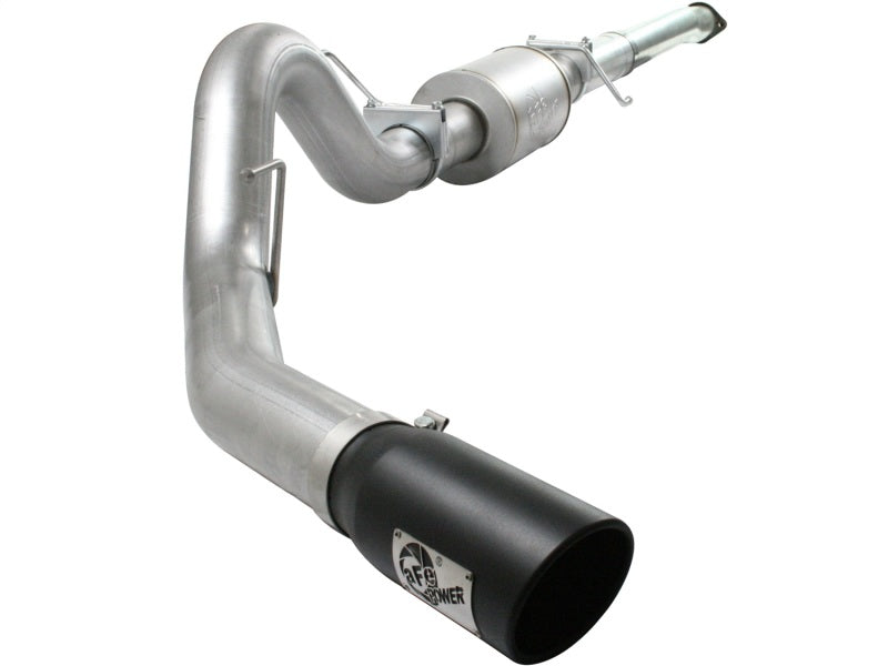 aFe Atlas 4-Inch Aluminized Steel Cat-Back Exhaust System with Black Tip for Ford F-150 2011-2014 V6-3.5L