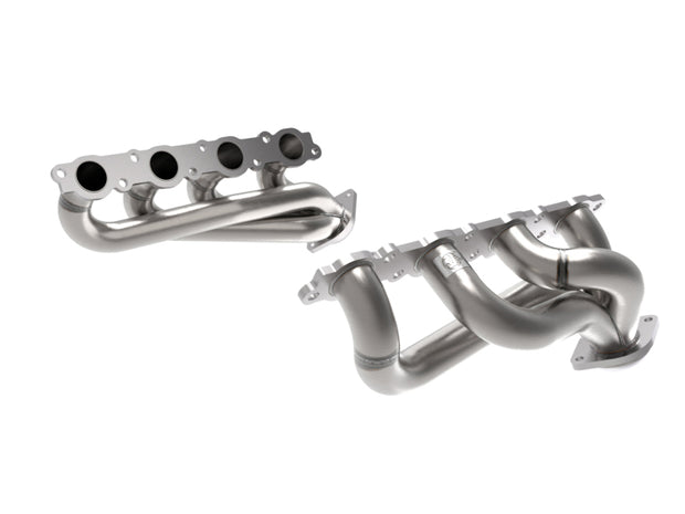 aFe Twisted Steel 1-7/8 Inch 304 Stainless Steel Headers for 2020-2022 Ford F-250 and F-350 V8-7.3L