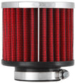 K&N Engineering 62-1460 Chrome Finish Rubber Base Crankcase Vent Filter with 1.5-inch Flange