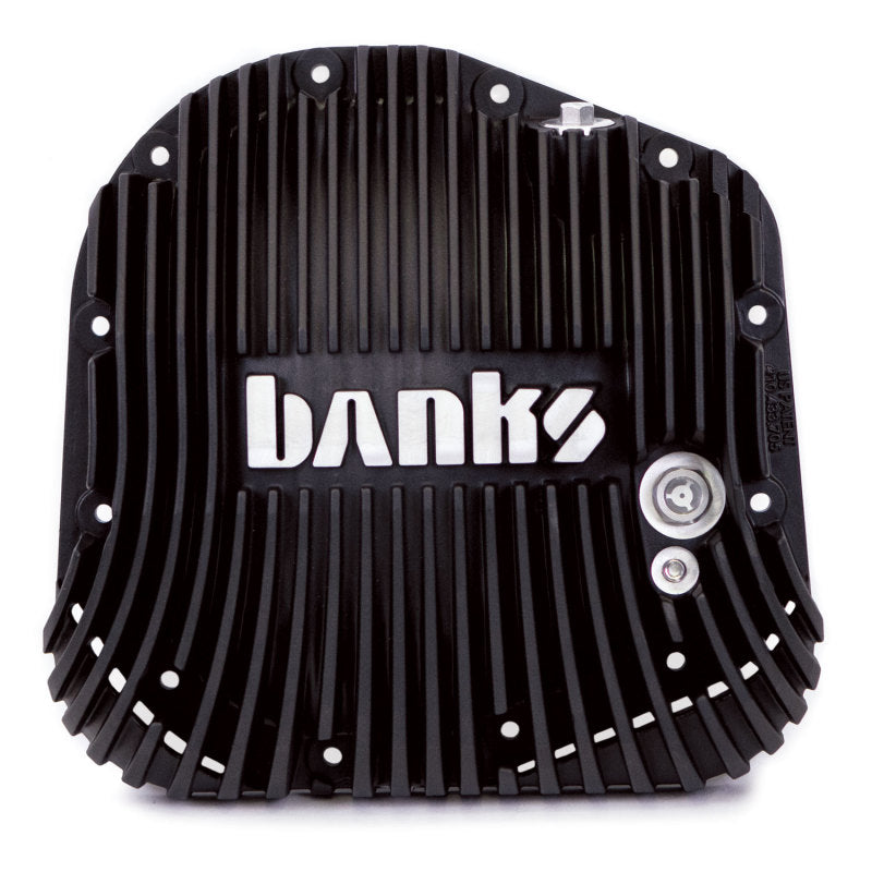 Banks Power 85-19 Ford F250/F350 10.25 inch 12 Bolt Black Ops Differential Cover Kit with Forced-Air Cooling