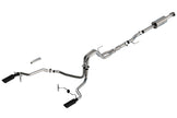 Borla F-150 2021-2025 5.0L Cat-Back Exhaust System with Black Chrome Tips - ATAK Sound