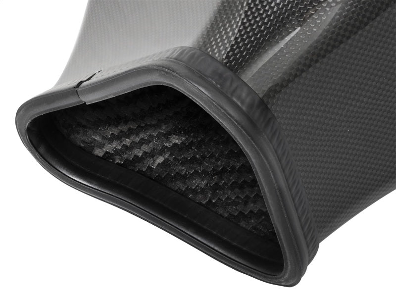 aFe Momentum GT Black Series Carbon Fiber Cold Air Intake System with Pro 5R & Pro DRY S Filters for Dodge Challenger and Charger SRT Hellcat 2017-2022