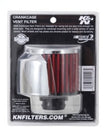 K&N Engineering 62-1516 Chrome Top Crankcase Vent Filter with Deflector Shield and 1-1/4 Inch Flange