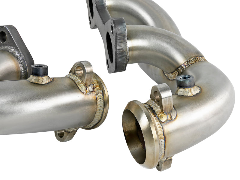 aFe Twisted Steel 1.75-2 Inch Stainless Steel Headers for 2006-2007 Ford F-250 Super Duty V8-6.0L Diesel