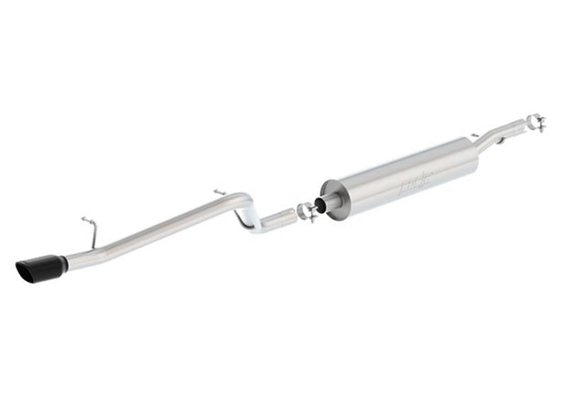 Borla 140479BC Dirt Sport Cat-Back Exhaust System for 2012-2018 Jeep Wrangler JKU 3.6L V6 4WD