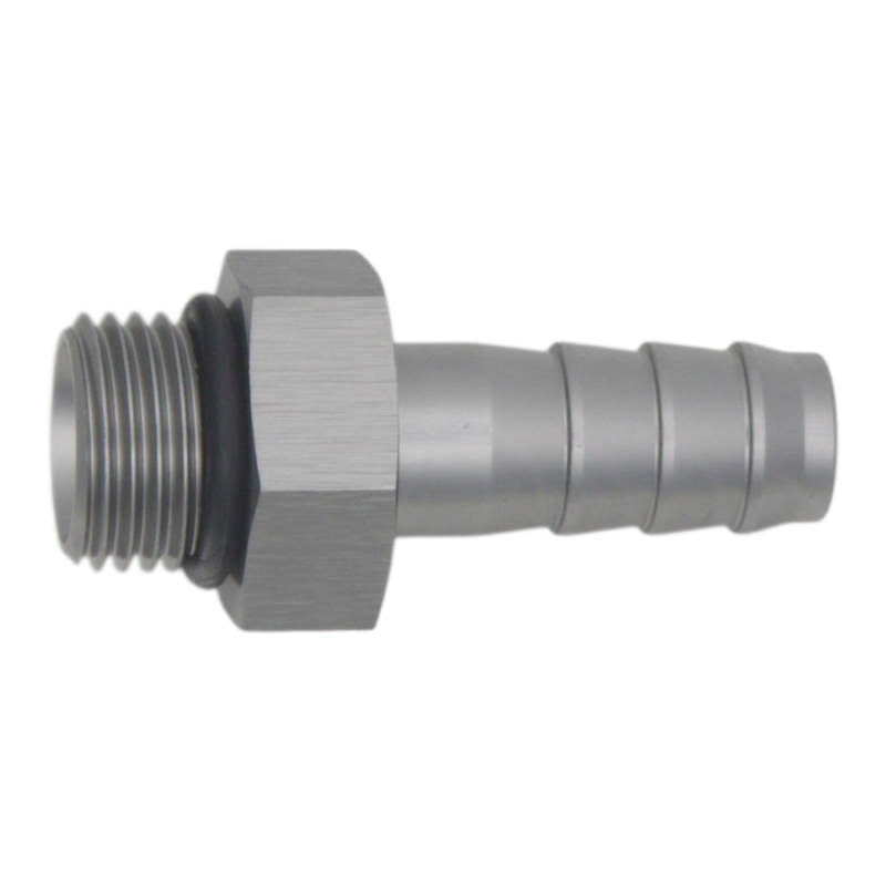 DeatschWerks 6AN ORB Male to 3/8 Inch Male Triple Barb Fitting with O-Ring