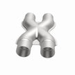 MagnaFlow Performance Exhaust X-Pipe 10790 - 2.25 Inch Stainless Steel for Custom Exhaust Systems