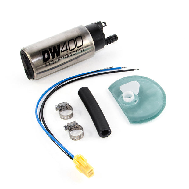DeatschWerks 415LPH DW400 In-Tank Fuel Pump with 9-1045 Install Kit for 2005-2010 Ford Mustang (Excludes GT500)