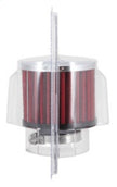K&N Engineering 62-1440 Crankcase Vent Filter with Chrome Top and Reusable Synthetic Media
