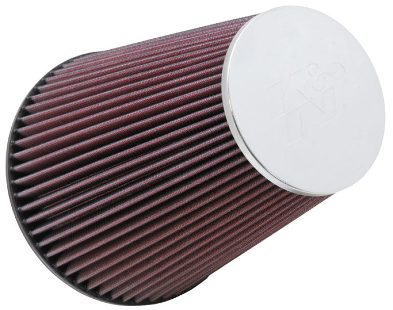 K&N Engineering RC-5046 Universal Chrome Air Filter - 6 Inch Flange, 7.5 Inch Base, 4.5 Inch Top, 9 Inch Height