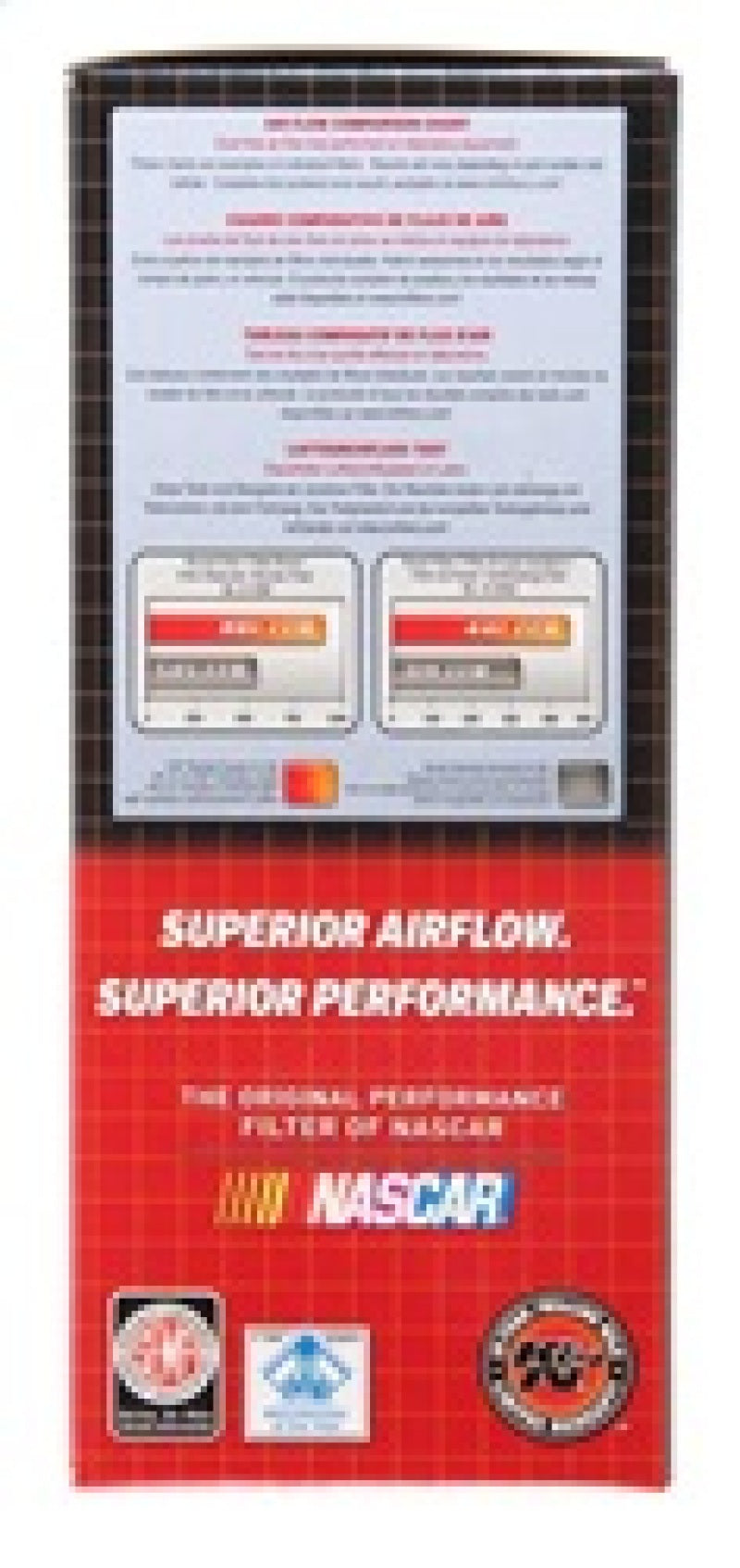 K&N Engineering E-3402 High-Flow Reusable Air Filter for Improved Horsepower and Engine Protection