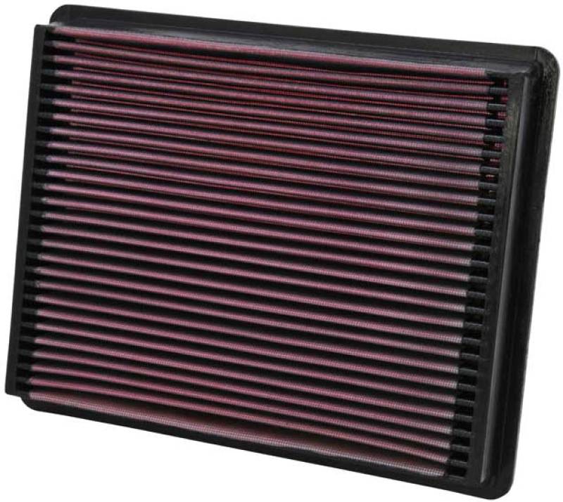 K&N Engineering 33-2135 High-Flow Reusable Drop-In Air Filter for Cadillac and Chevy/GMC Pickups