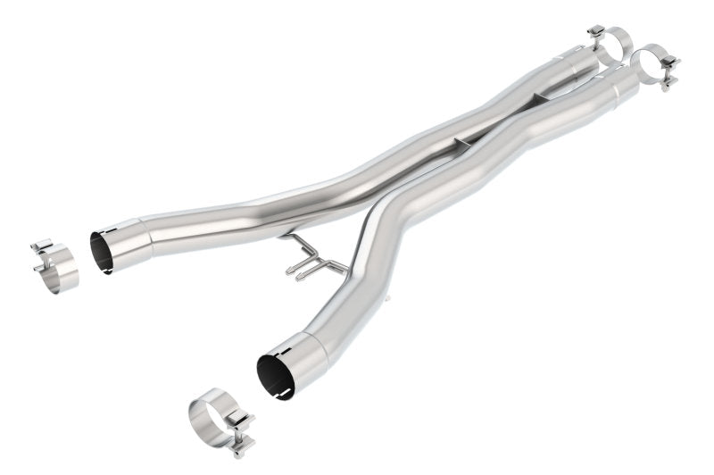 Borla 60548 X-Pipe for 2014-2019 Chevrolet Corvette Stingray, Grand Sport, Z06 – 2.75 Inch Performance Exhaust Merge X-Pipe