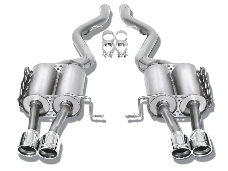 Borla Black Chrome Touring Cat-Back Exhaust System for 2012-2018 Jeep Wrangler JKU 3.6L V6