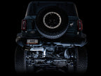 AWE Tuning 2021+ Ford Bronco 0FG Single Rear Exit Exhaust with Diamond Black Tip and BashGuard™