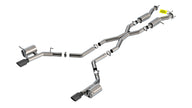 Borla ATAK Cat-Back Exhaust System for Dodge Durango SRT Hellcat 6.2L V8 with Black Chrome Tips