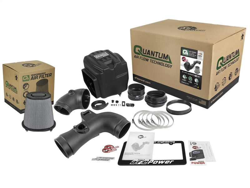 aFe Quantum Pro DRY S Cold Air Intake System for GM/Chevy Duramax V8-6.6L LML (2011-2016)