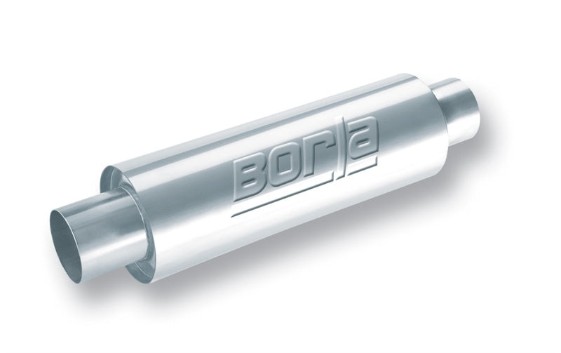 Borla XR-1 Racing Sportsman 3-Inch Inlet/Outlet Round Muffler – High-Performance Automotive Exhaust System