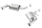 Borla S-Type Axle-Back Exhaust System for 2016-2024 Chevrolet Camaro SS and LT1 6.2L V8 - No NPP Valves