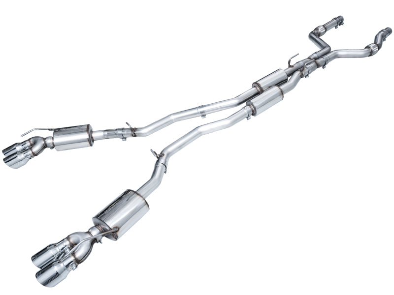 AWE Tuning 2020+ Ford Explorer ST Touring Edition Exhaust with Chrome Silver Tips