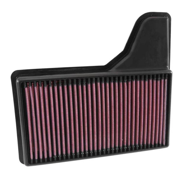 K&N Replacement Panel Air Filter for 2015-2016 Ford Mustang 2.3L L4, 3.7L V6, 5.0L V8