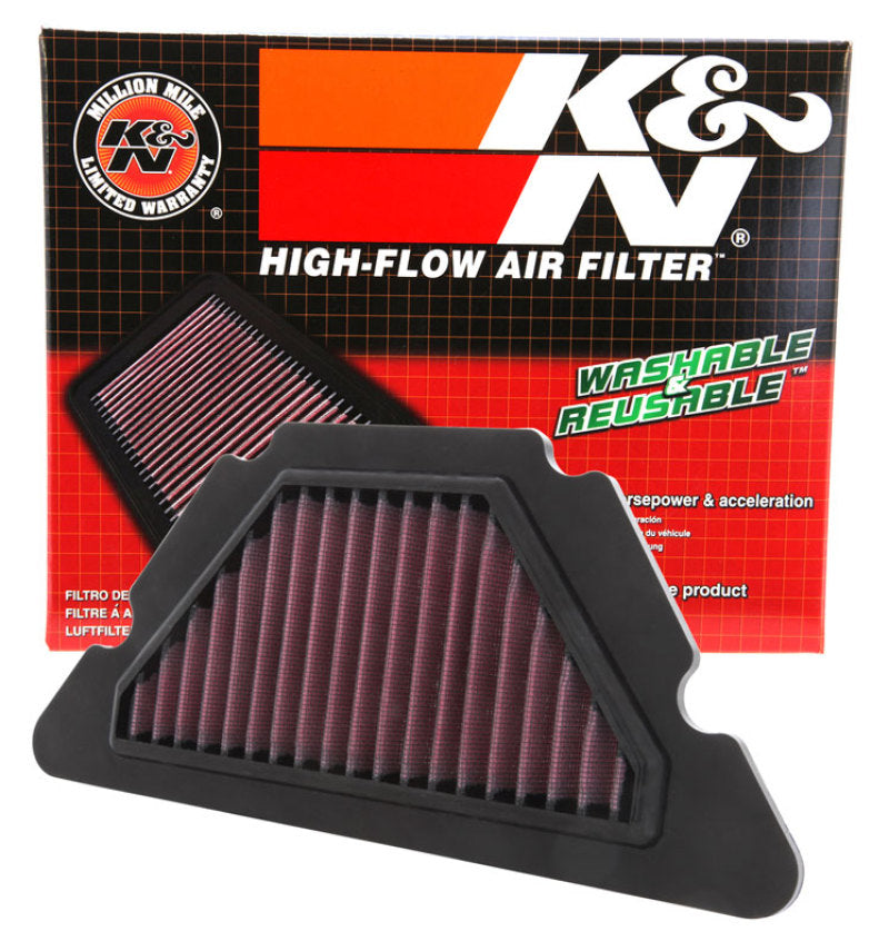 K&N Engineering YA-6009 High-Flow Replacement Air Filter for Yamaha FZ6R (2009-2017)