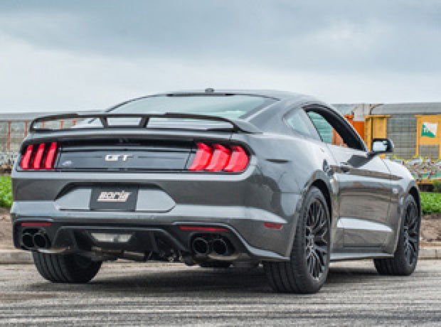 Borla S-Type Cat-Back Exhaust System for 2018-2023 Ford Mustang GT with Black Chrome Tips