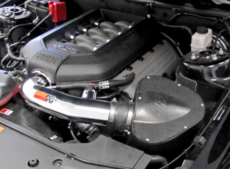 K&N Engineering 69-3527TP Cold Air Intake System for 2011-2014 Ford Mustang GT 5.0L V8