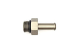 DeatschWerks 6AN ORB Male to 5/16 Inch Barb Fitting with O-Ring - Titanium