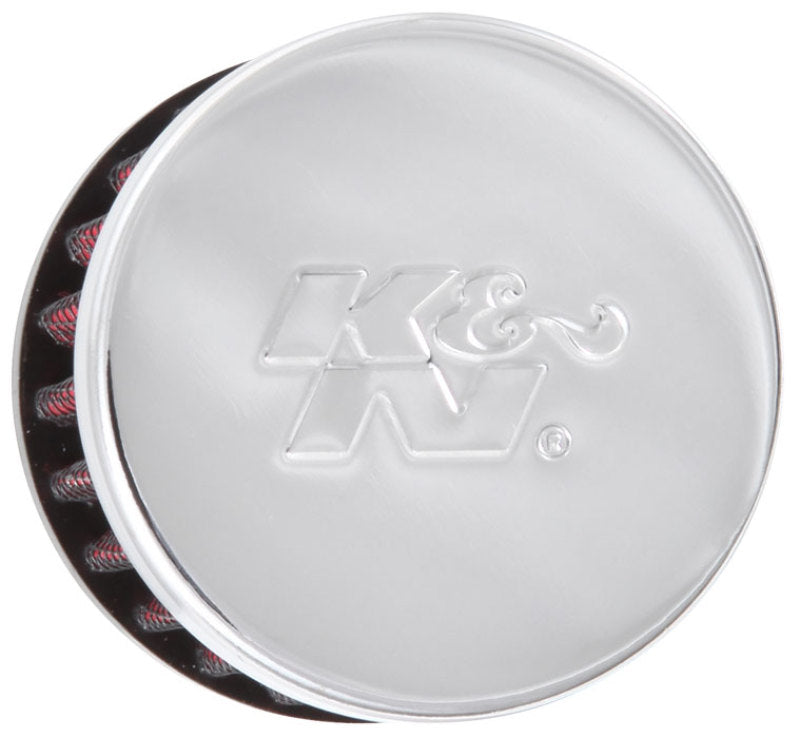 K&N Engineering 62-1320 Clamp-On Rubber Base Crankcase Vent Filter for Classic and Racing Engines