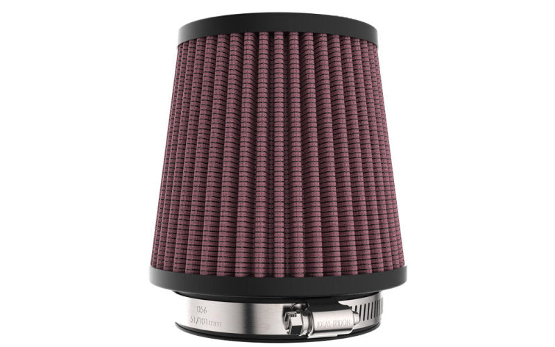 K&N Engineering Universal Clamp-On Air Filter 3 inch FLG / 4 1/2 inch B / 3 1/2 inch T / 4 3/8 inch H