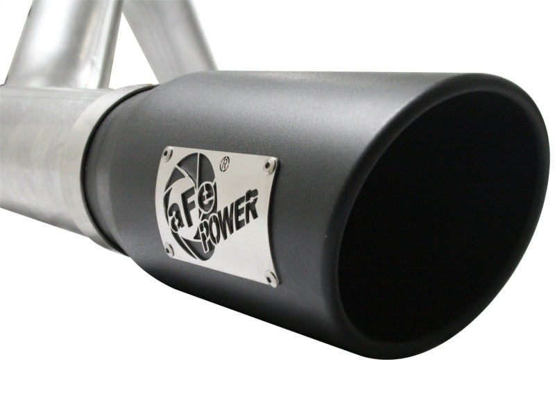 aFe Atlas 4-Inch Aluminized Steel Cat-Back Exhaust System with Black Tip for Ford F-150 2011-2014 V6-3.5L