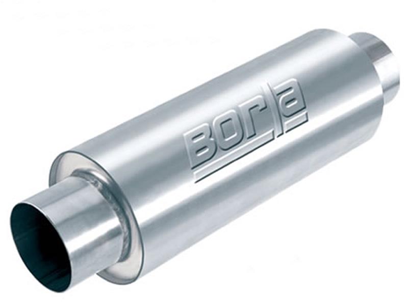 Borla XR-1 Multi-Core 3-Inch Center Inlet/Outlet Racing Muffler for High-Performance Vehicles