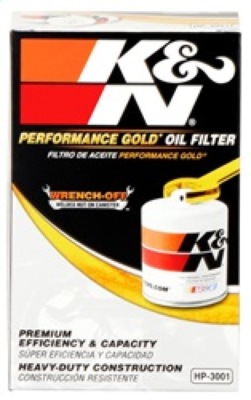 K&N Engineering HP-3001 Premium Oil Filter for Automotive Engines