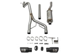 aFe Rebel Series Dual Wide Center Exit Cat-Back Exhaust System for 2007-2017 Jeep Wrangler (V6-3.6L/3.8L)