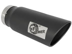aFe Power MACH Force-Xp 5-inch Inlet x 6-inch Outlet Black Exhaust Tip - 15-inch Length