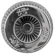 K&N Engineering RG-1001WT Universal Chrome Round Tapered Air Filter – 4-Inch Flange, Reusable and Washable