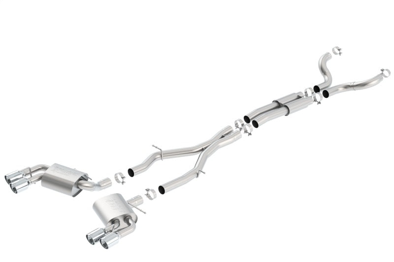 Borla 16-24 Chevrolet Camaro SS & LT1 6.2L V8 Dual Tip Cat-Back Exhaust System