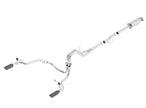 Borla ATAK Cat-Back Exhaust System for 2015-2020 Ford F-150 with 3.5L EcoBoost, Crew and Extended Cab Models, Black Chrome Tips