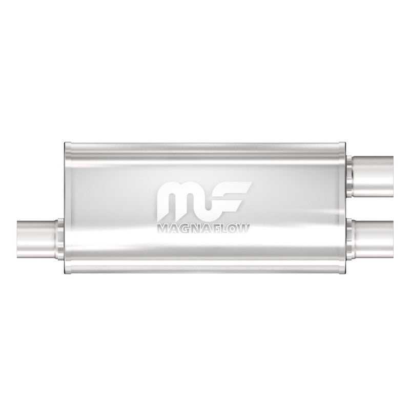 MagnaFlow Part Number 14266 Stainless Steel 5x8 Inch Oval Straight-Through Performance Exhaust Muffler