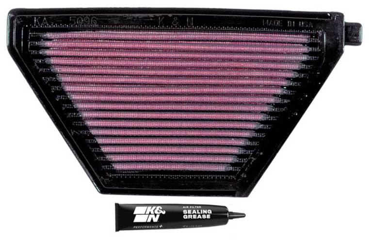 K&N Engineering Part KA-5096 High-Flow Air Filter for Kawasaki EN500 Vulcan LTD (1996-2005)