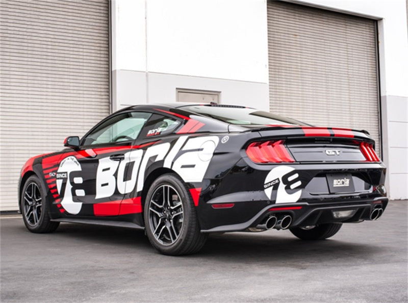 Borla ATAK Cat-Back Exhaust System for 2018-2023 Ford Mustang GT with Active Valve - 3 Inch Diameter