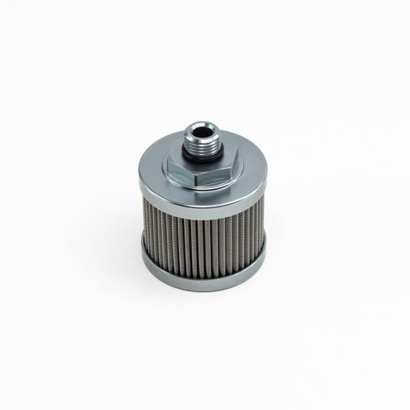 DeatschWerks Stainless Steel 6AN 100 Micron Universal Fuel Pump Pre-Filter - Part Number 8-01-06100