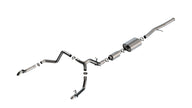Borla S-Type Cat-Back Exhaust System for Chevrolet Silverado 1500 ZR2 & GMC Sierra 1500 AT4X 6.2L V8